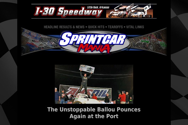 sprintcarmania.com site used Wp Drudge V2