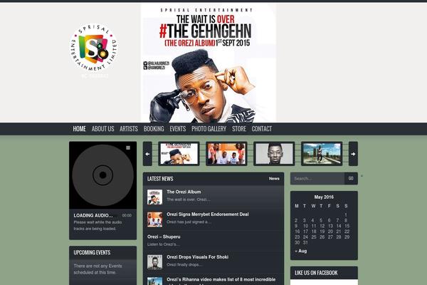 Soundcheck theme site design template sample