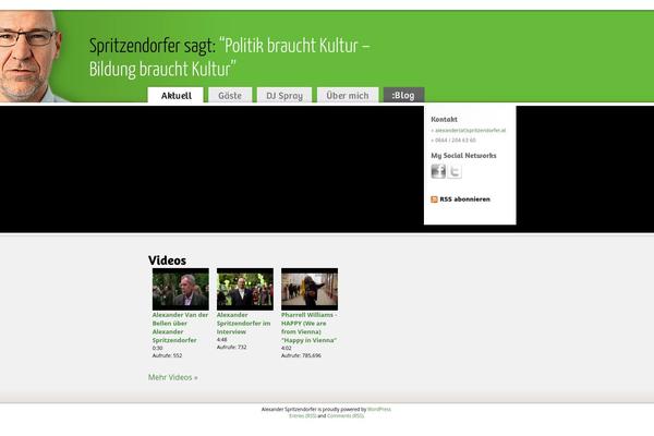Site using FLV Embed plugin