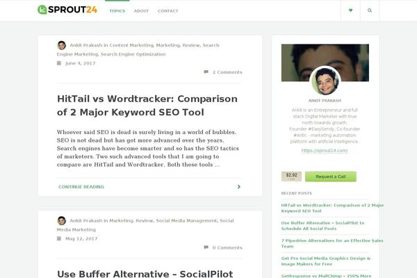 Contentberg theme site design template sample