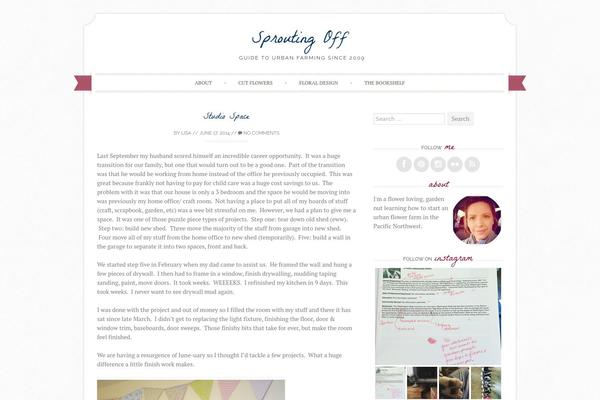sproutingoff.com site used Sugar & Spice pro