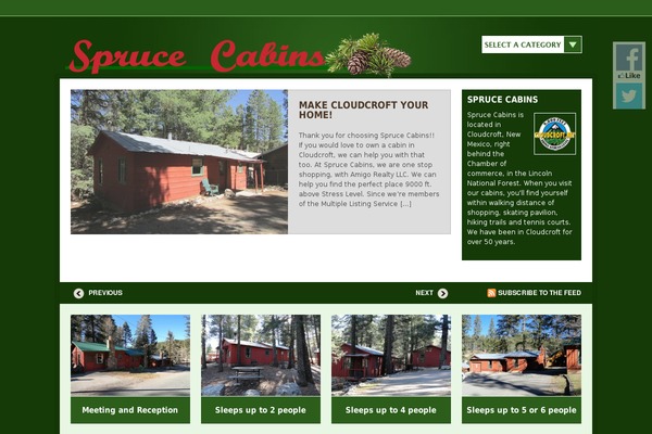 sprucecabins.com site used Olympusinn