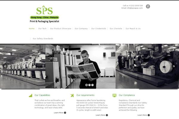 Nevada Child theme site design template sample
