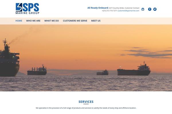 spsmarine.com site used Marine-child