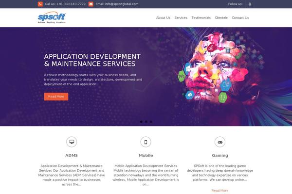 THBusiness theme site design template sample