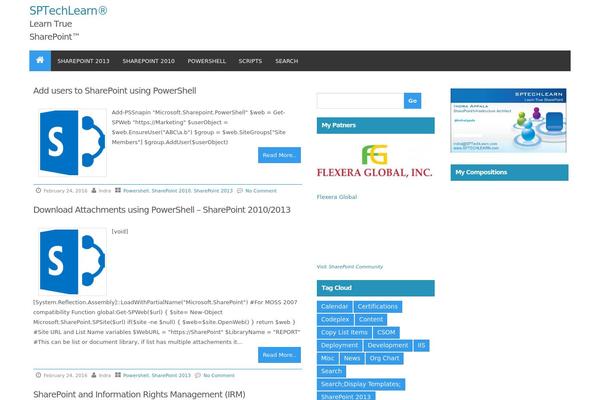 Sugar and Spice theme site design template sample