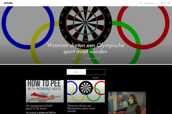 Site using Sticky plugin