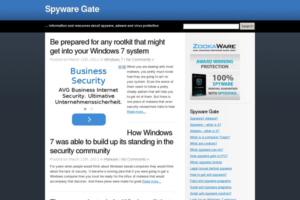 ColdBlue theme site design template sample