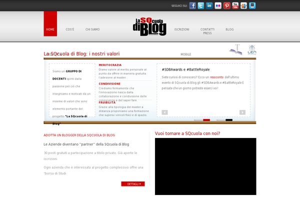 sqcuoladiblog.it site used Pyxis
