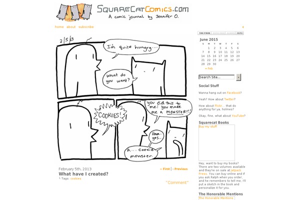 squarecatcomics.com site used Comicpress V