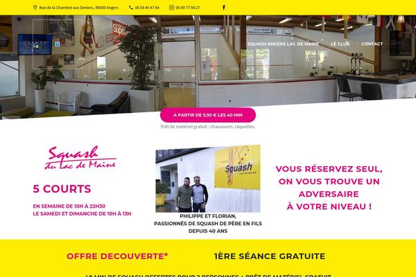 Squash theme site design template sample
