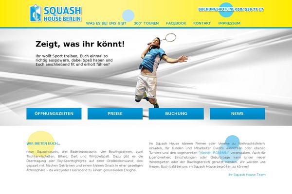 Squash theme site design template sample
