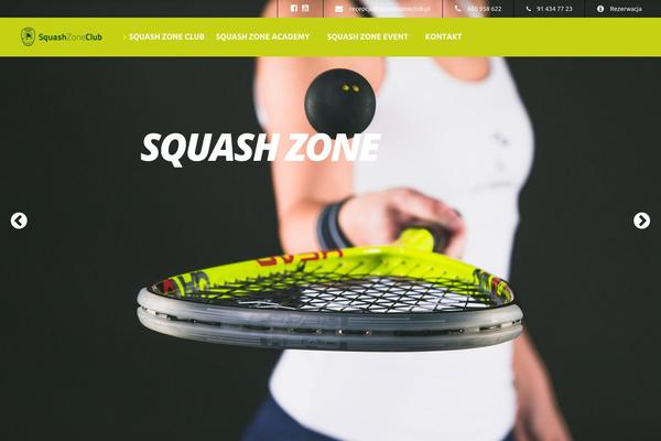 squashzoneclub.pl site used Klippe