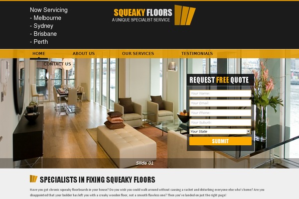 Site using Roster-slider plugin
