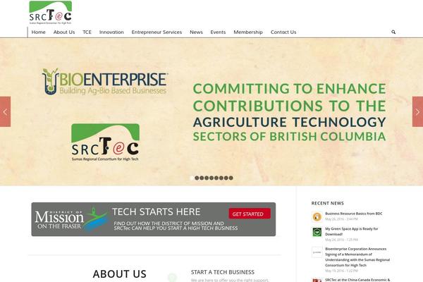 srctec.org site used Bizworld-lite