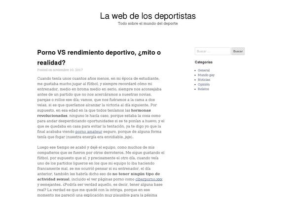 Site using WordPress Event Calendar plugin
