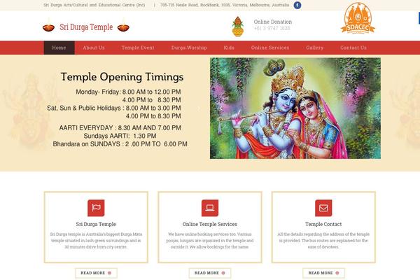 sridurgatemple.com site used Samadhi