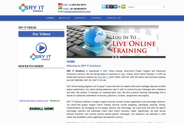 Site using Oxygen plugin