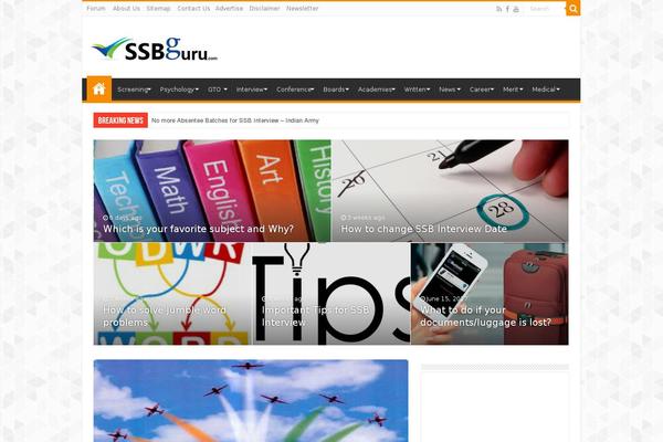 Sahifa theme site design template sample