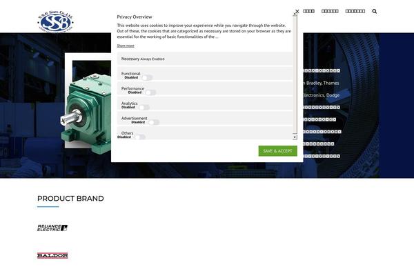 Industrial theme site design template sample