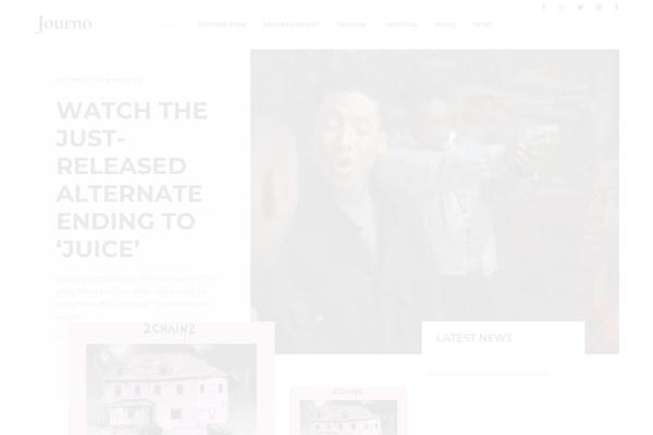 Journo theme site design template sample