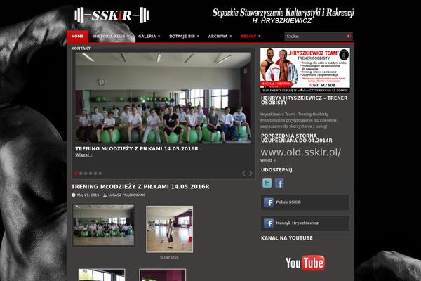sskir.pl site used Advance-fitness-gym