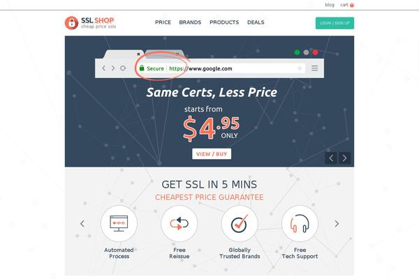 sslmatrix.com site used Cheapsslshop