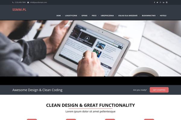 Terrifico theme site design template sample