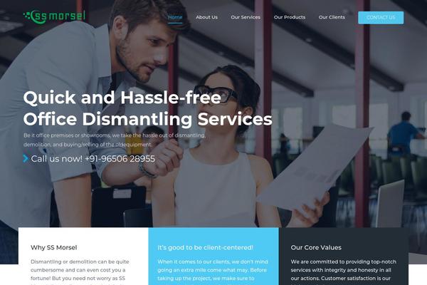 Accounting theme site design template sample