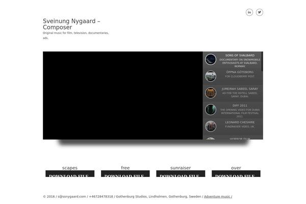 ssnygaard.com site used Minimaliste
