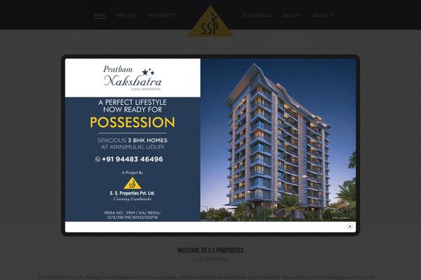 Renovation theme site design template sample