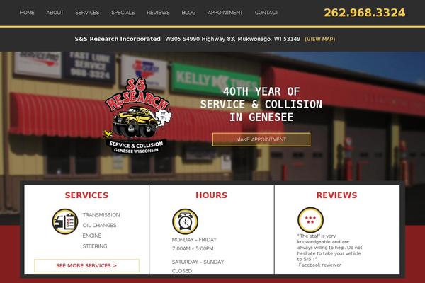 Blankslate Child theme site design template sample