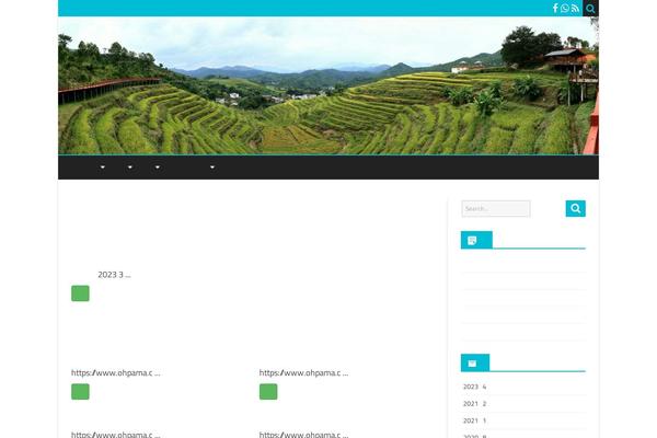 Ribosome theme site design template sample