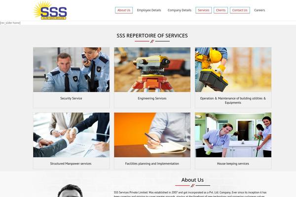 Novus theme site design template sample