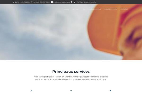 Hestia-pro theme site design template sample