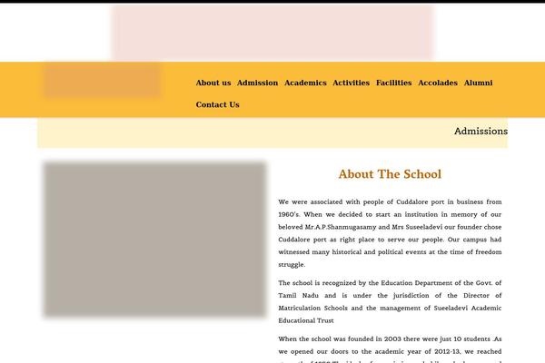 Site using Wp-table-builder plugin