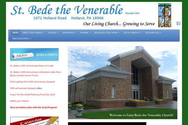 Holy-church theme site design template sample