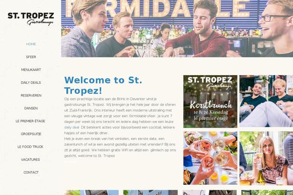 Brick theme site design template sample