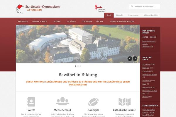 Site using Genesis Responsive Slider plugin