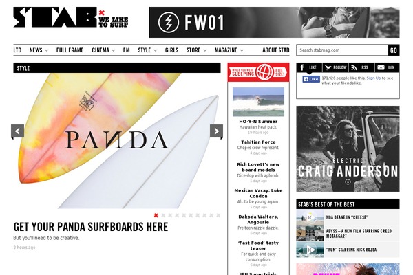 stab WordPress theme, websites list used stab theme stab theme websites examples