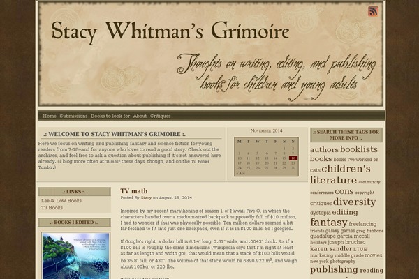 stacylwhitman.com site used Lycka lite