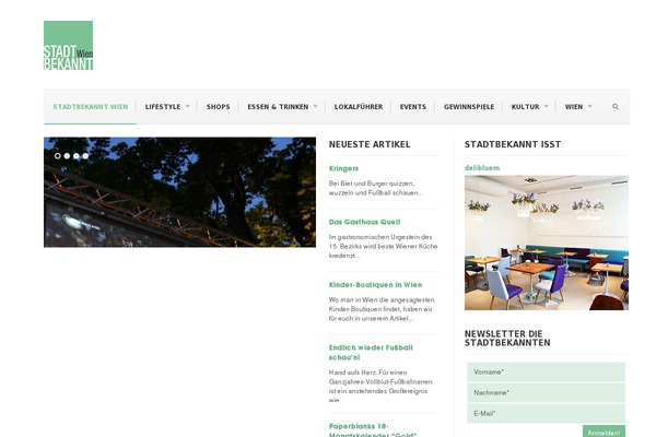 Site using Newsletter-leads plugin