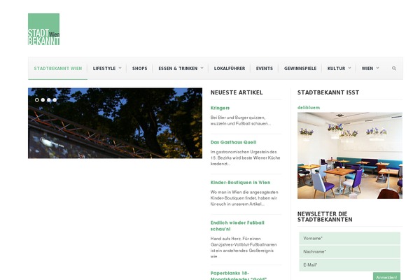 WordPress website example screenshot