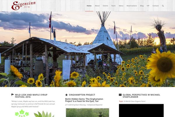 Site using EventON plugin
