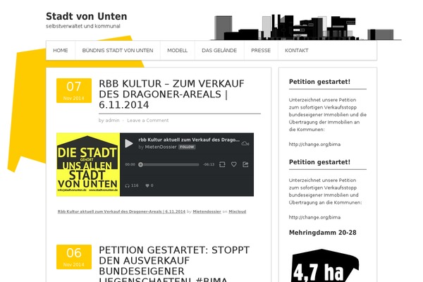 Site using Full Background Manager plugin