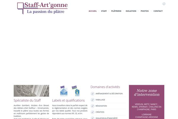 Rocco theme site design template sample