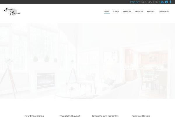 Ambient theme site design template sample