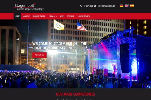 Indus theme site design template sample