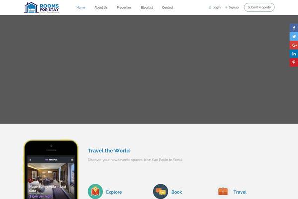 Wprentals theme site design template sample