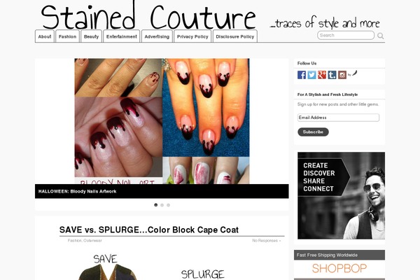 Site using Shopbop Widget plugin